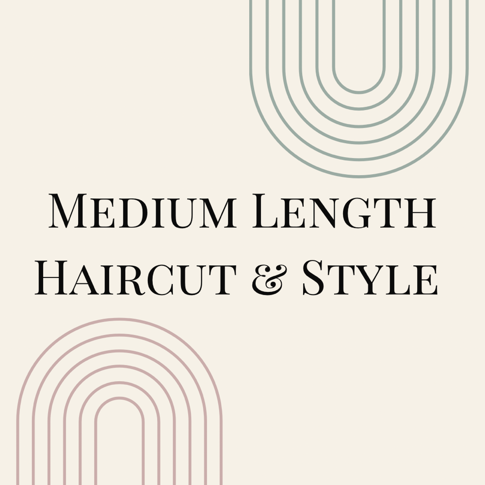 Medium Length Haircut & Style