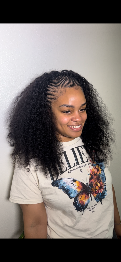 Fulani Braids With Sew In