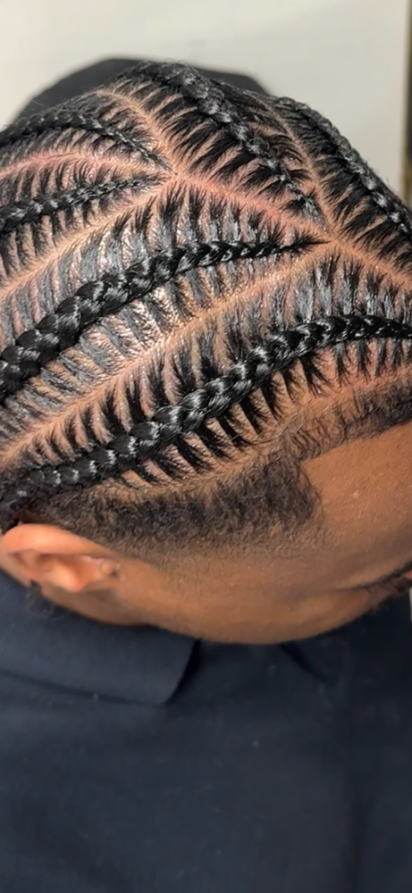 Men’s Stitch Braids at Partify in Tamarac, FL