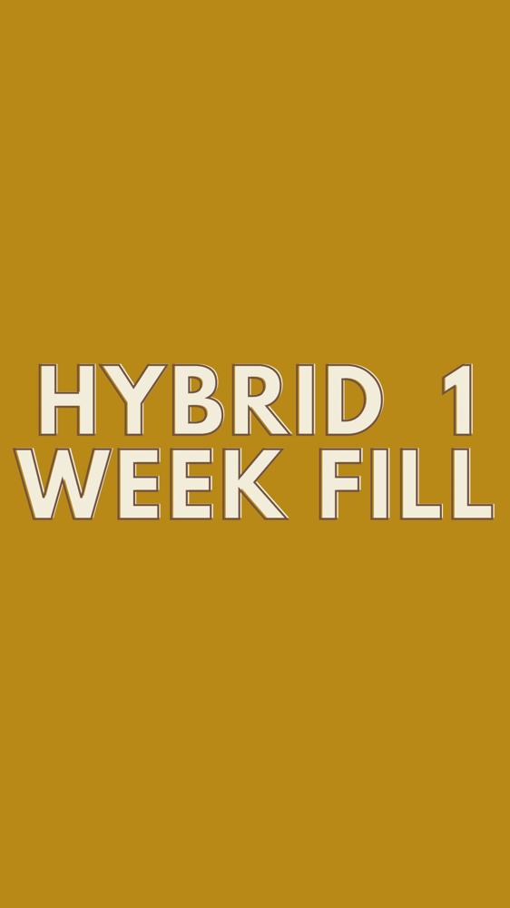 Hybrid 1 Week