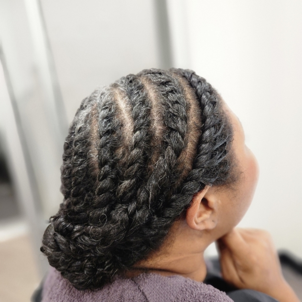 Flat twists at Eleven11 Salon Studio in Baton Rouge, LA