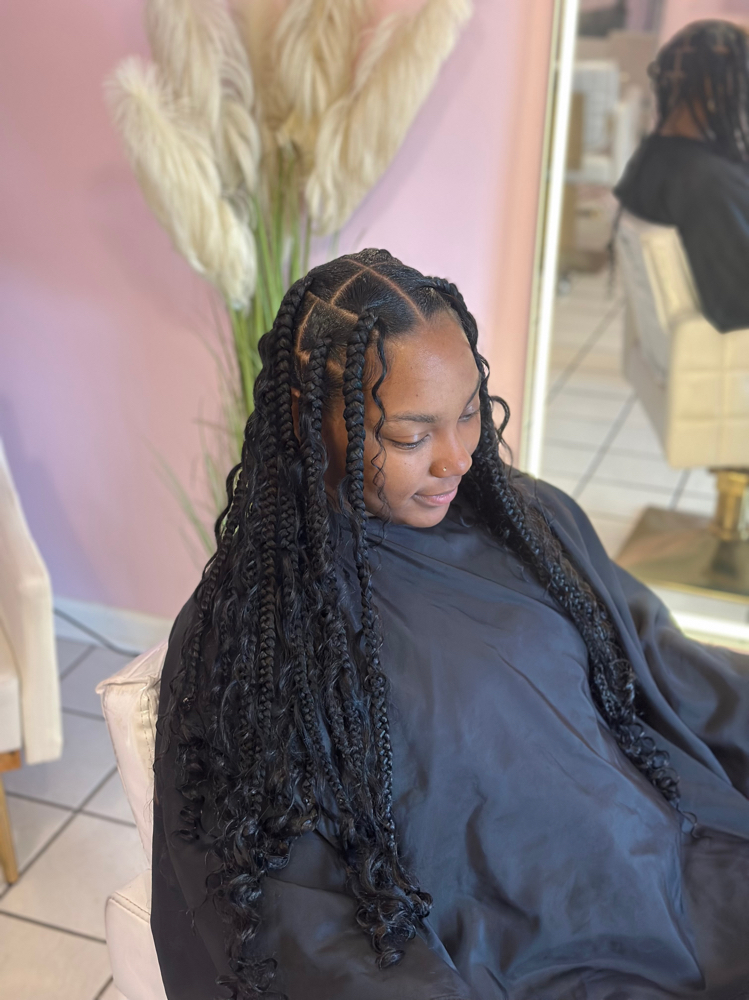 Jumbo Knotless Box Braids
