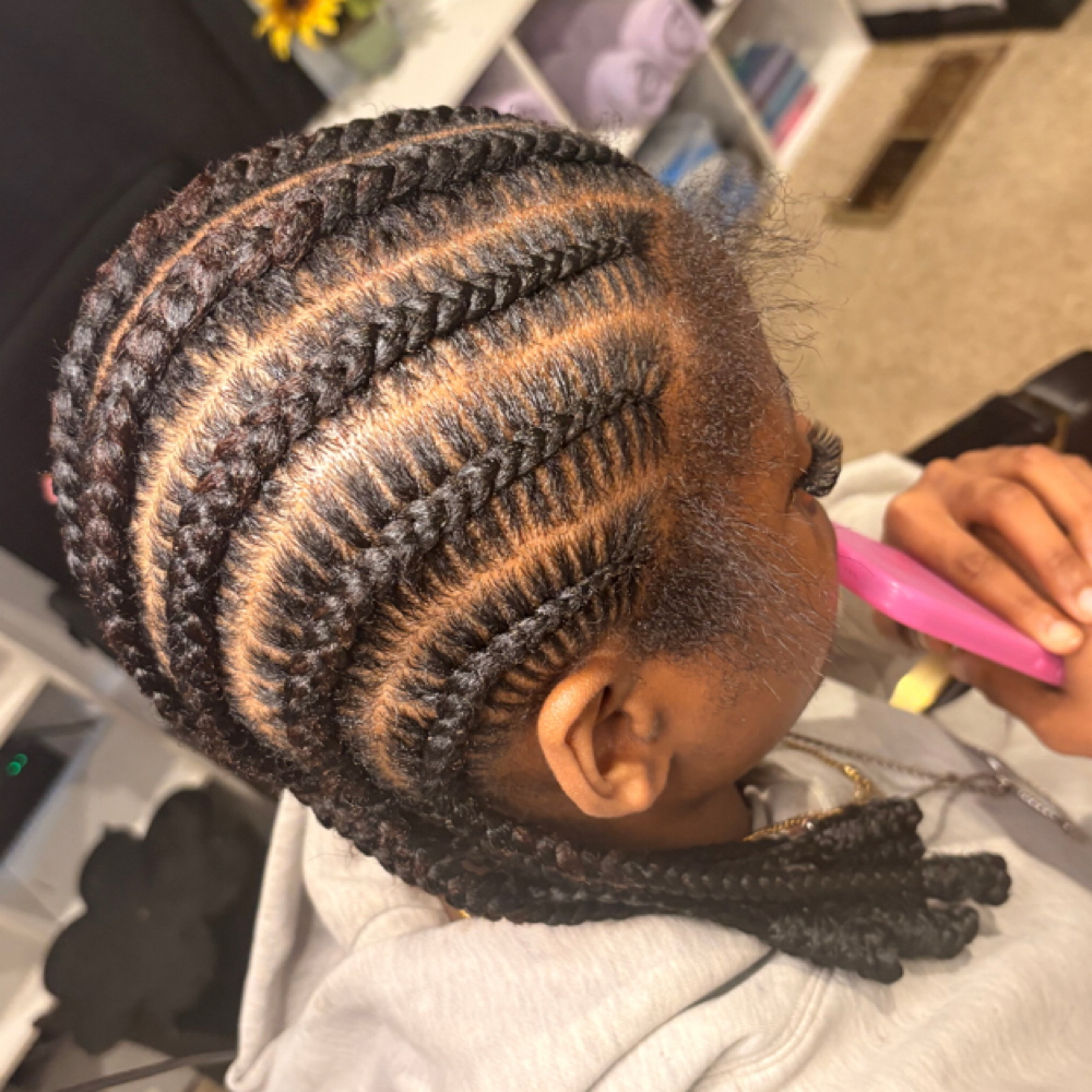 8 Stitch Braids W/ Barrels at Bonitaa Beauty Co. in Syracuse, NY