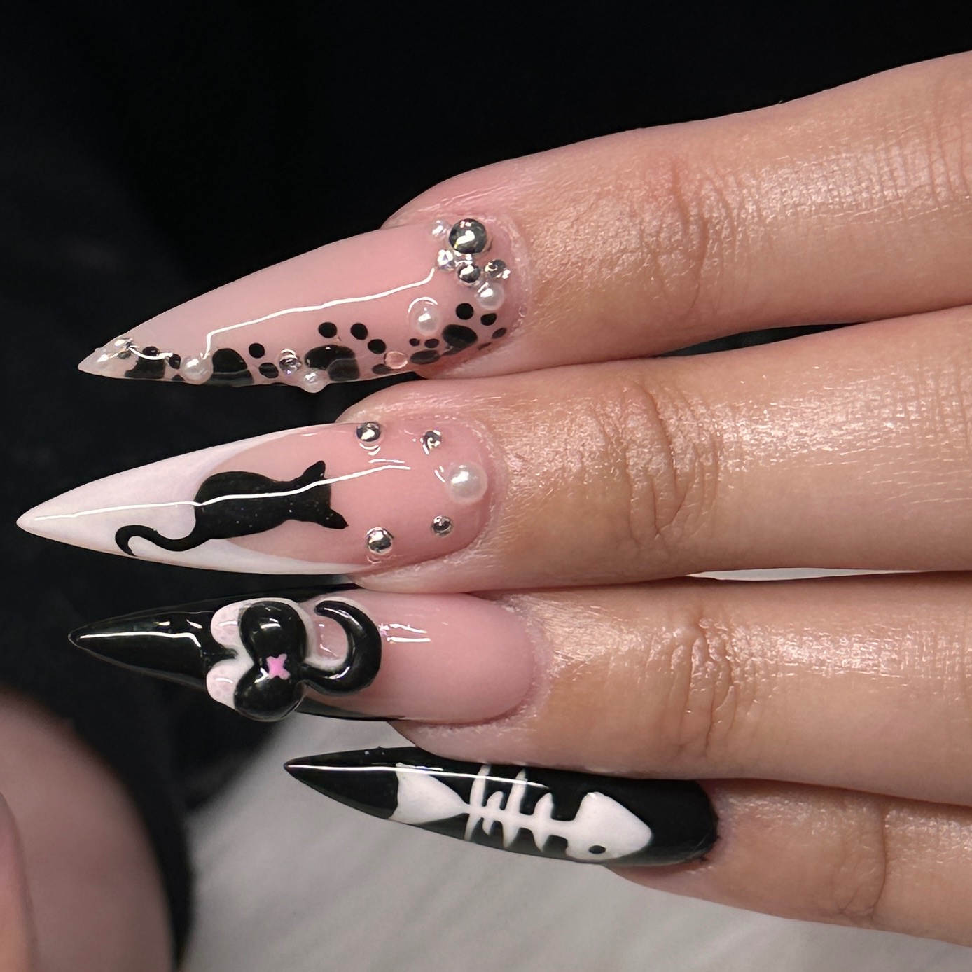 Long Acrylic Full Set at CWC Studio in Myrtle Beach, SC