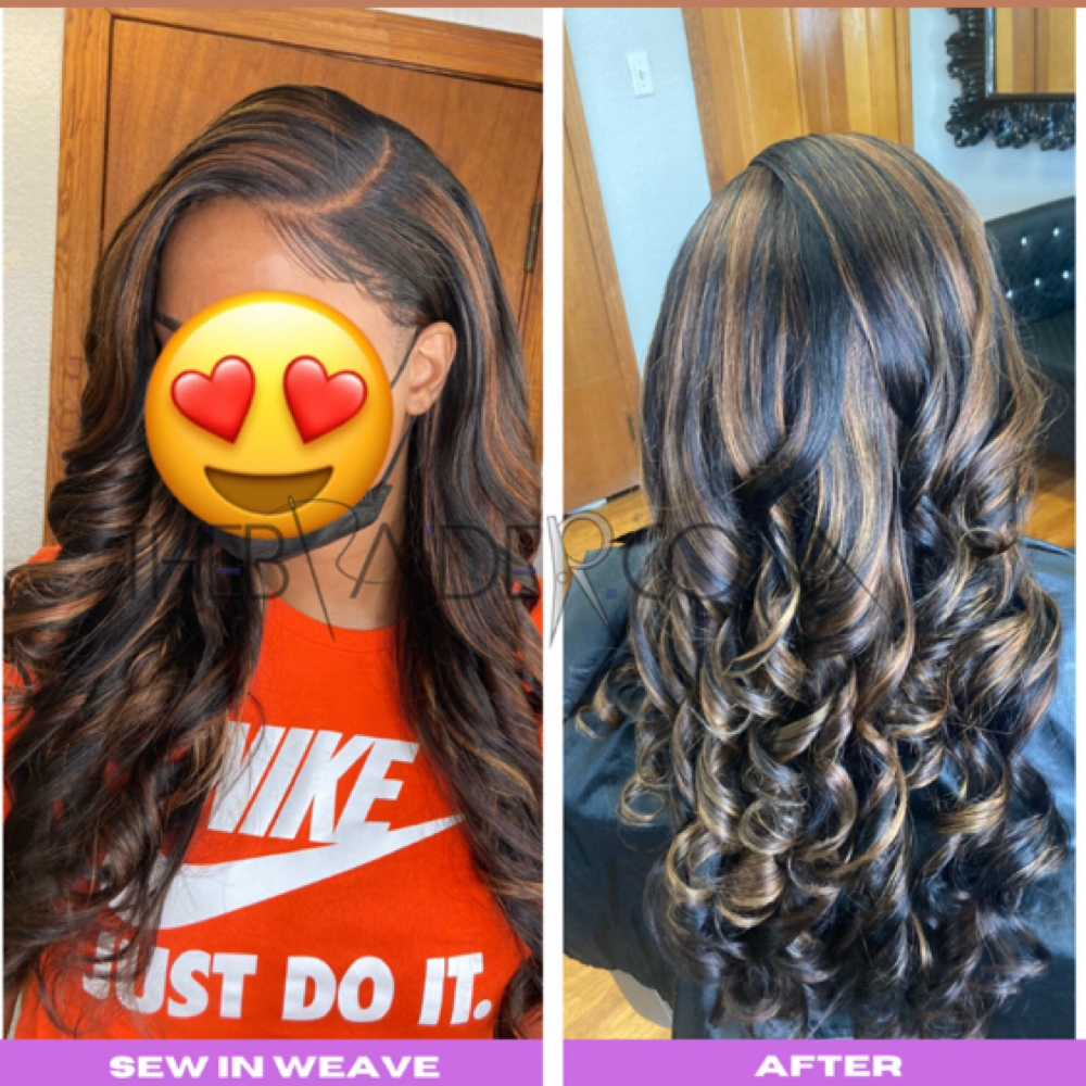 SEW IN W/ FRONTAL at TheBraider Hair Academy in Duncanville, TX