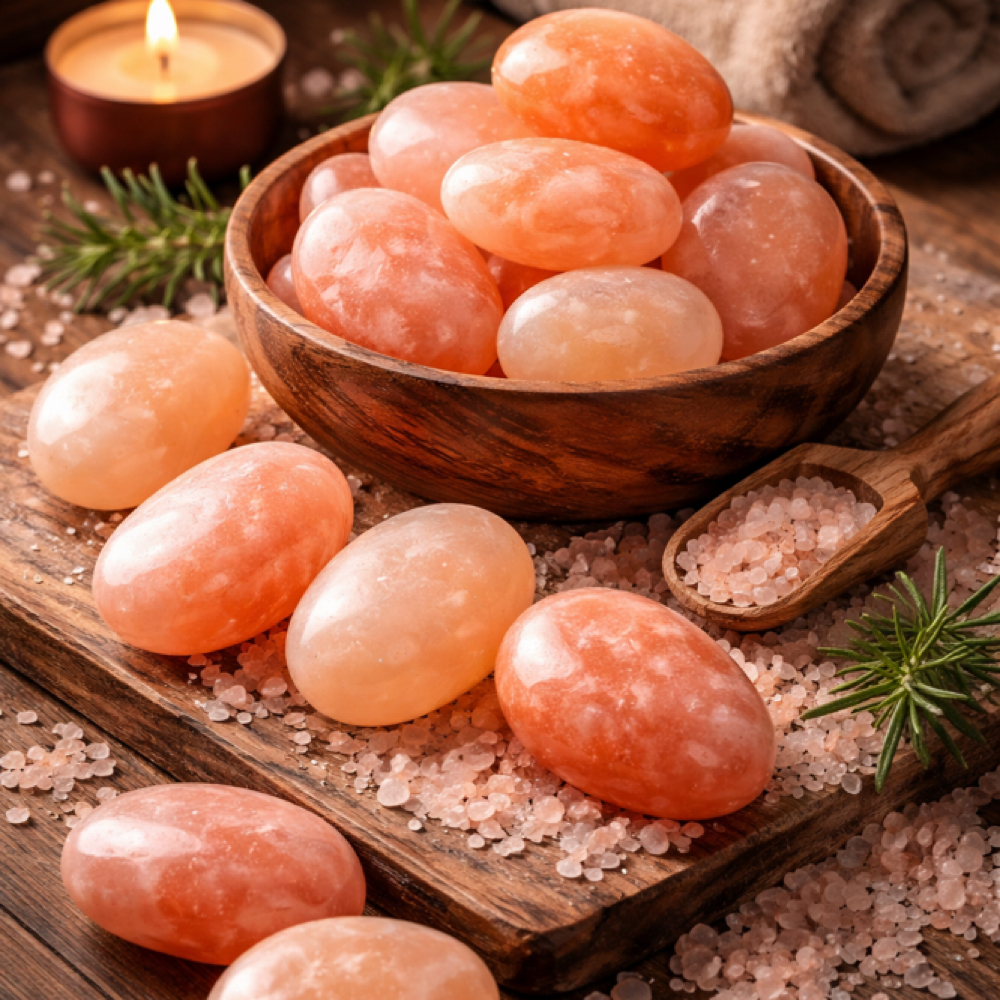 Himalayan Salt Stone Massage at Feather & Stone Massage in Valley Mills, TX