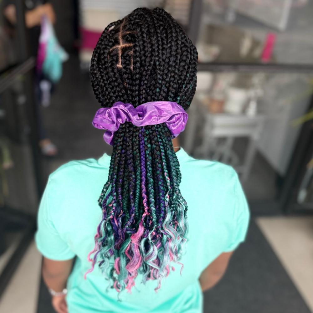 Teens Box Braids at Nini braids at TL Design in Beaverton, OR