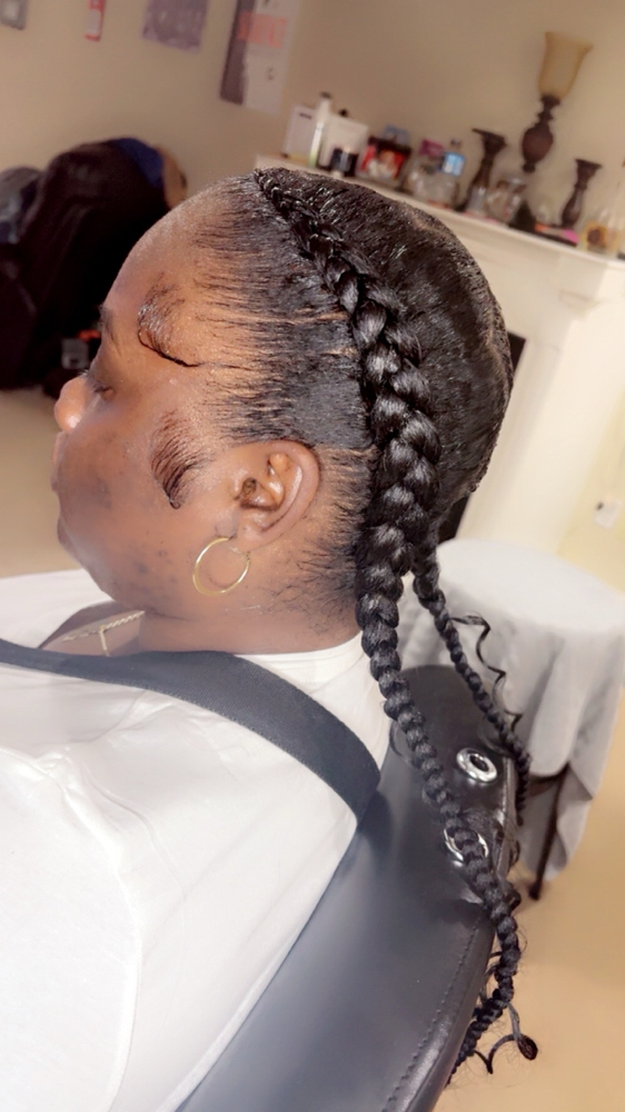 2 Braids at Styled by LuxuryQTee in Bessemer, AL