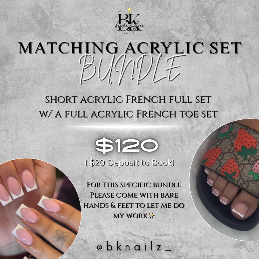 MATCHING SET BUNDLE at BK NAILZ in Lakeland, FL