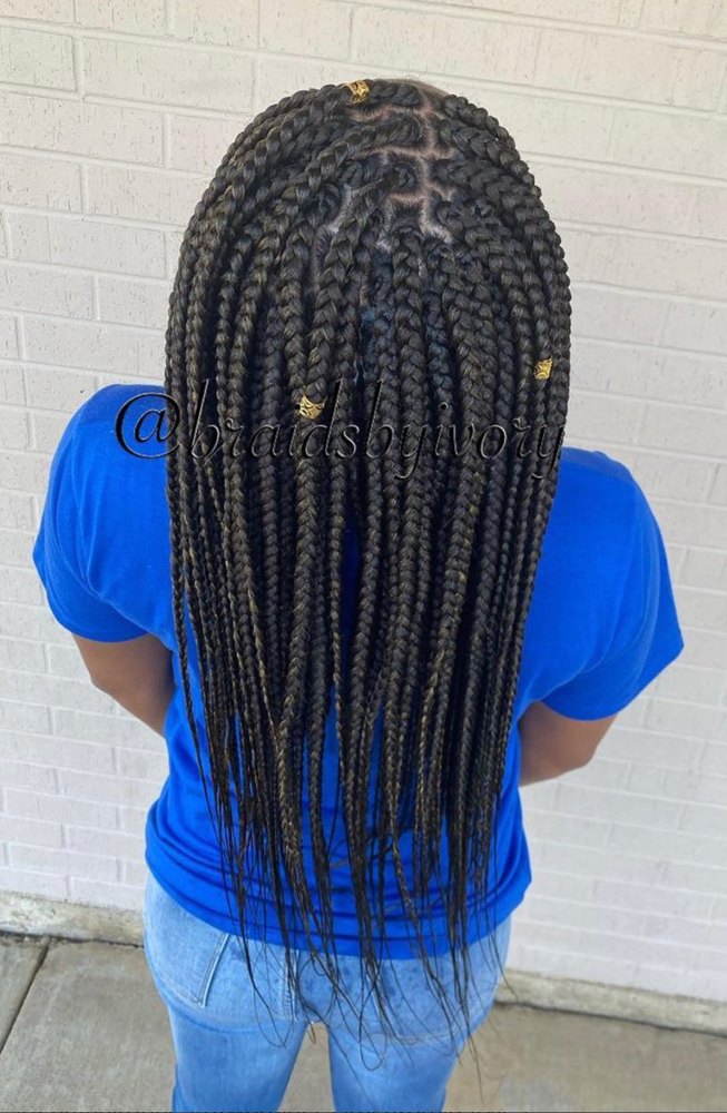 Jumbo Box Braids(mid-back)