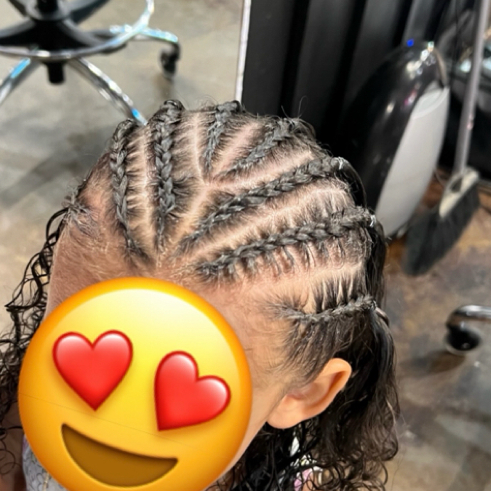 Natural Top Half Braids at HaiRxClo, LLC in Pleasant hill, LA