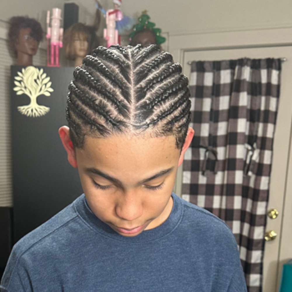 Cornrows at Radiant Roots Salon & Spa in Danville, IL