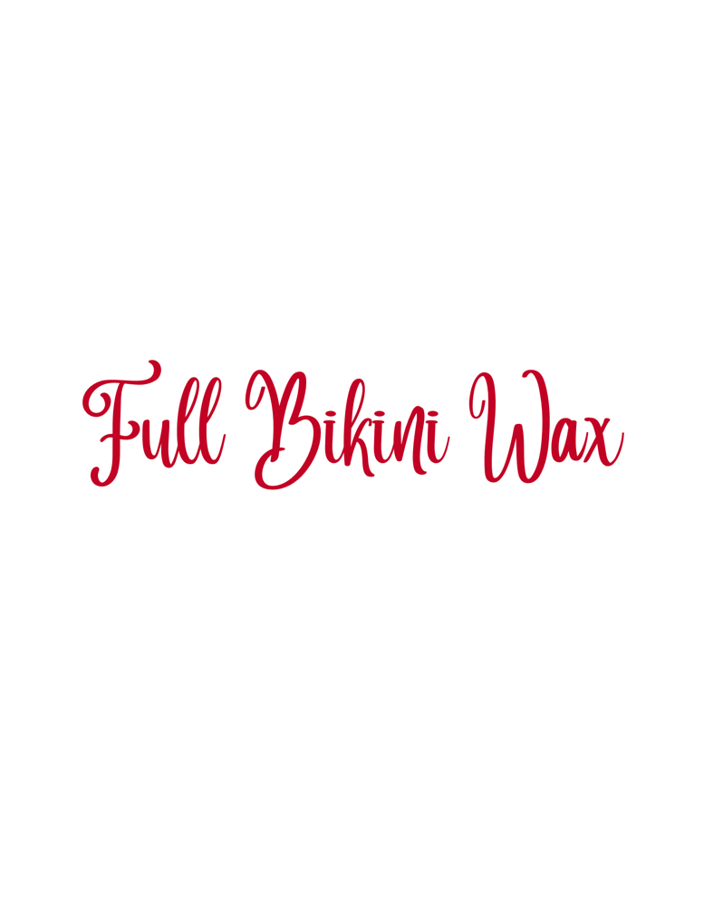 Full Bikini Wax