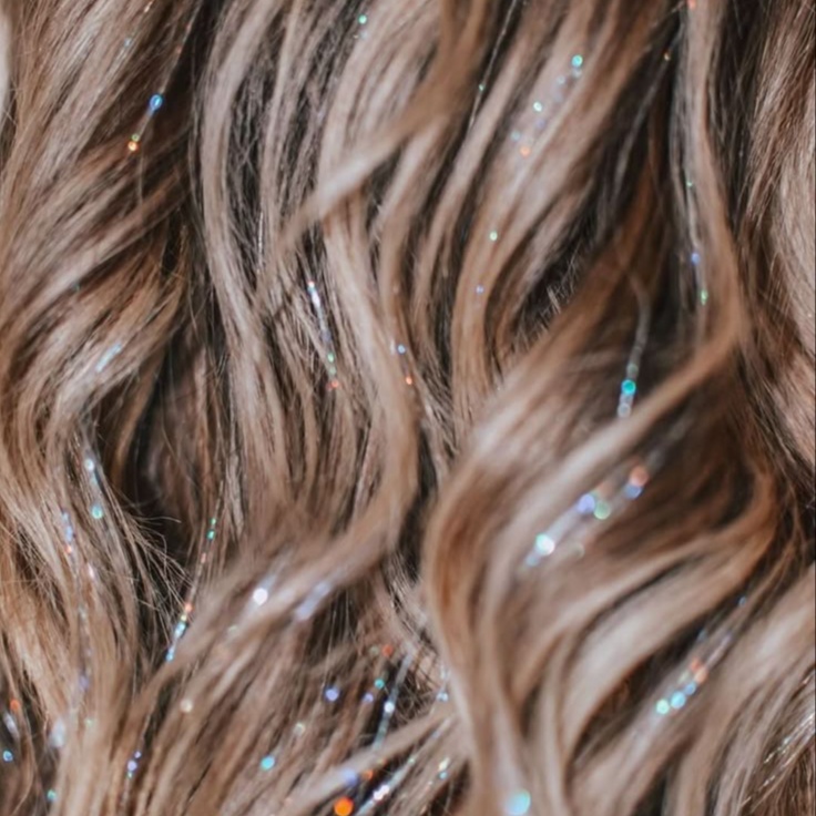 Hair Tinsel at Willow leaf salon in Murrieta, CA