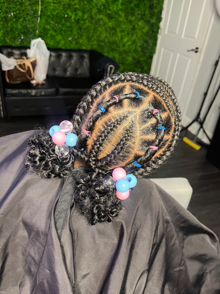 Girl Low Buns (6ys & Below)