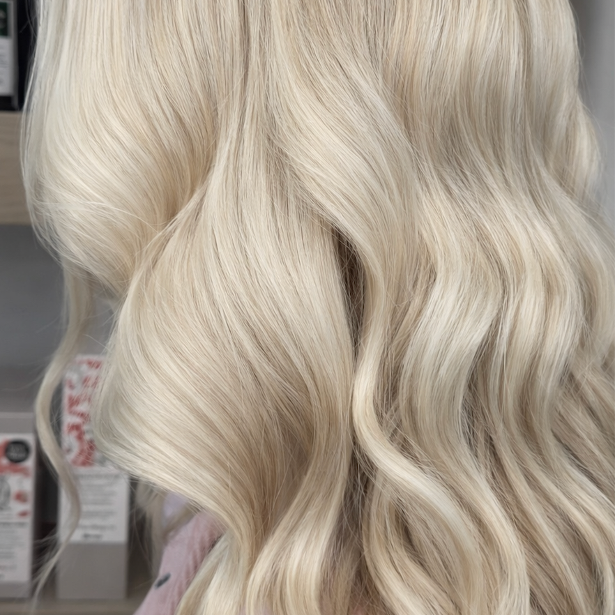 Full Highlight at blonde & branded salon in Raleigh, NC