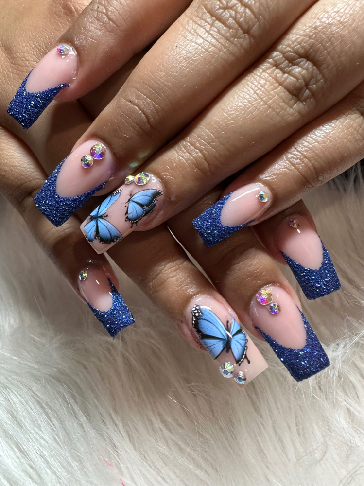 Full Set Regular Acrylic at Glam Nails By Merian in Omaha, NE