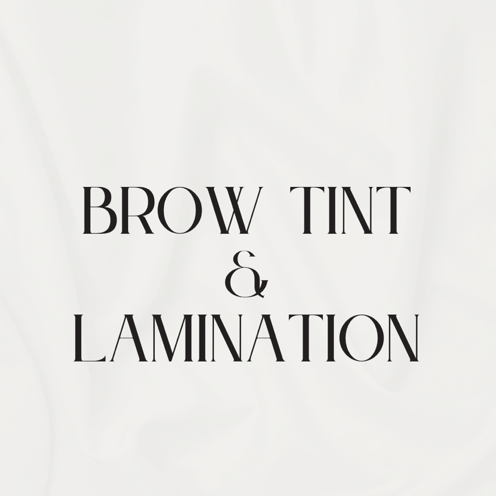 Brow Lamination & Tint