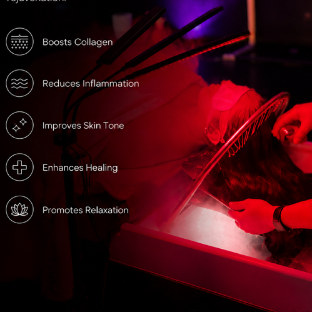 Red Light Therapy at Glammdry Spa in DesMoines, IA