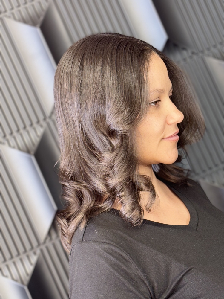 Silk Press and Steam Treatment