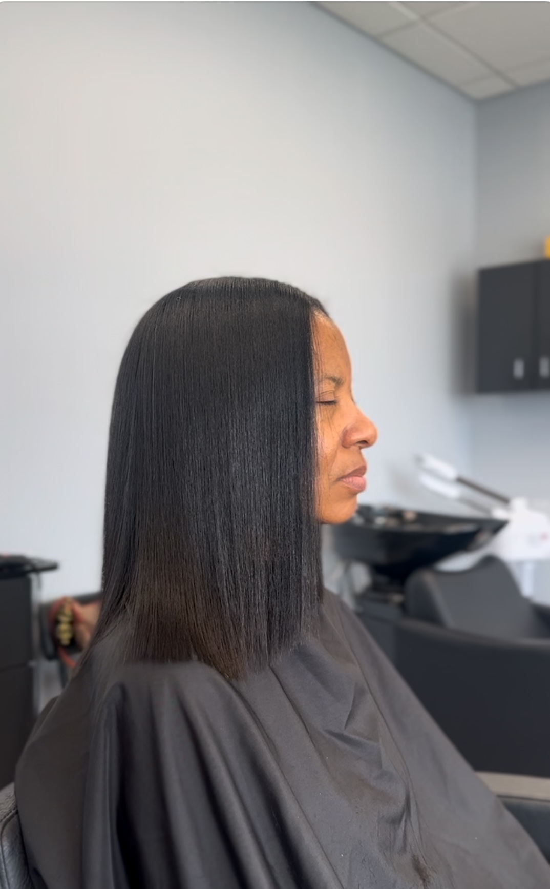 The Serenity Silk Press at Sacred State Hair Studio in Livonia, MI
