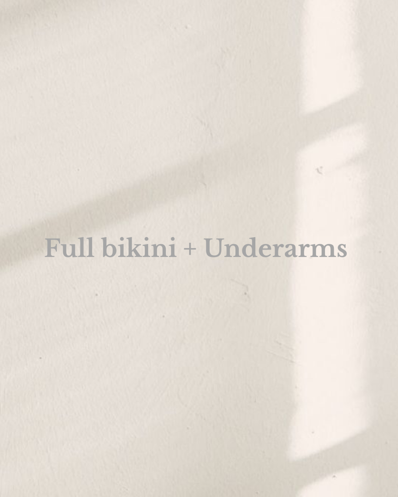 Full Bikini + Underarms