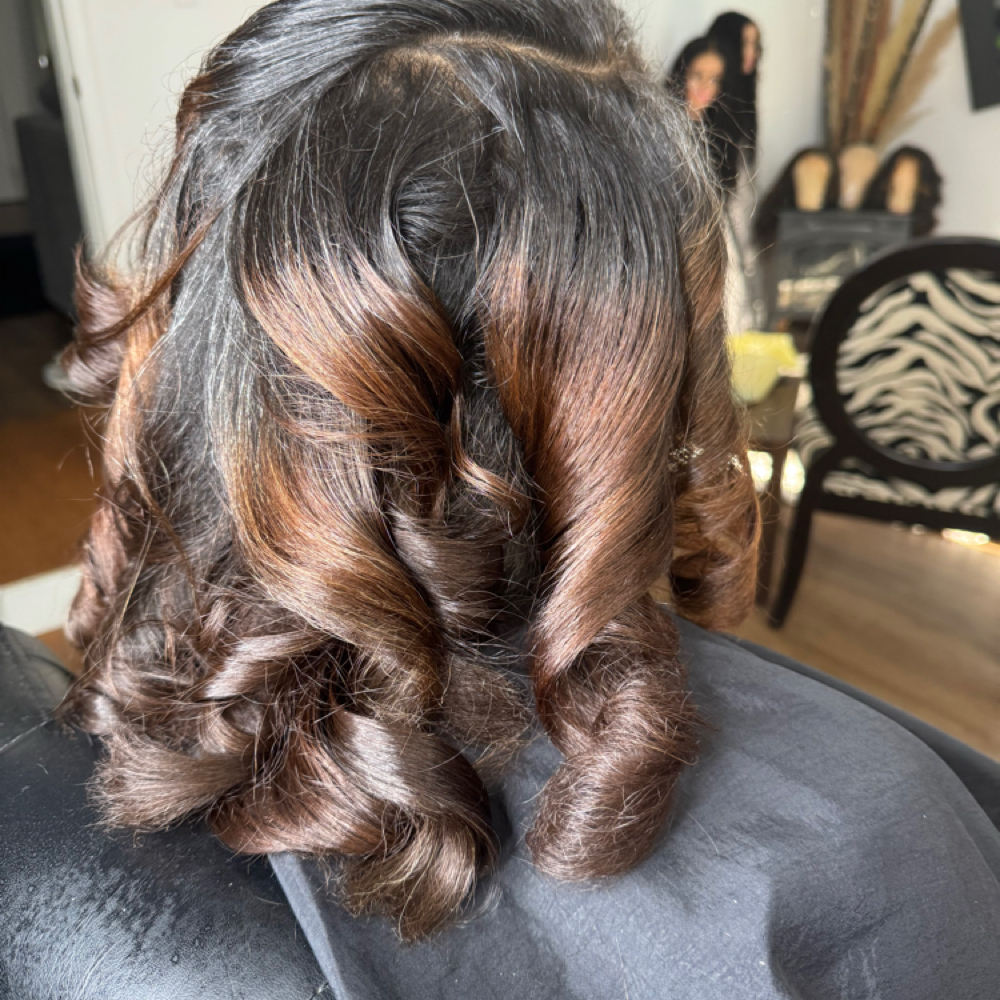 Relaxed Hair Services at A Touch of Class Salon in Anderson Sc, SC