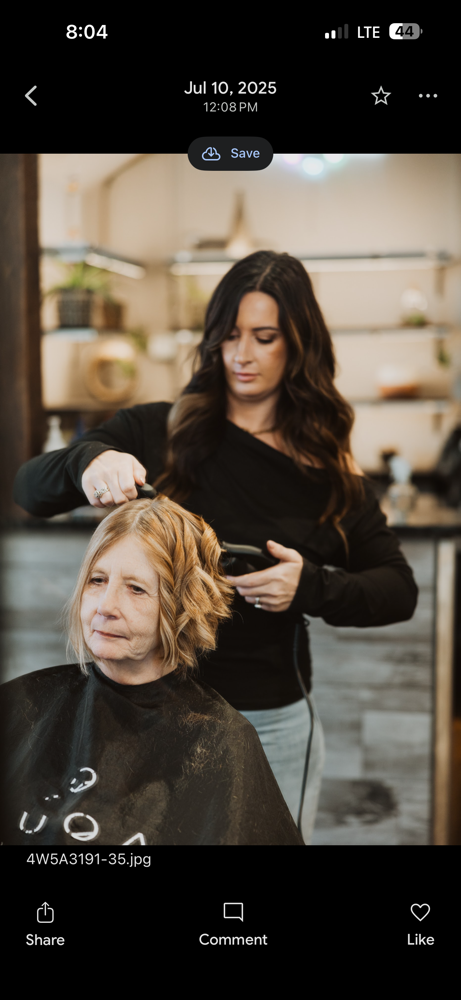 Flat Iron or Curling only at Southern Roots Hair Studio, LLC in Weaubleau, MO