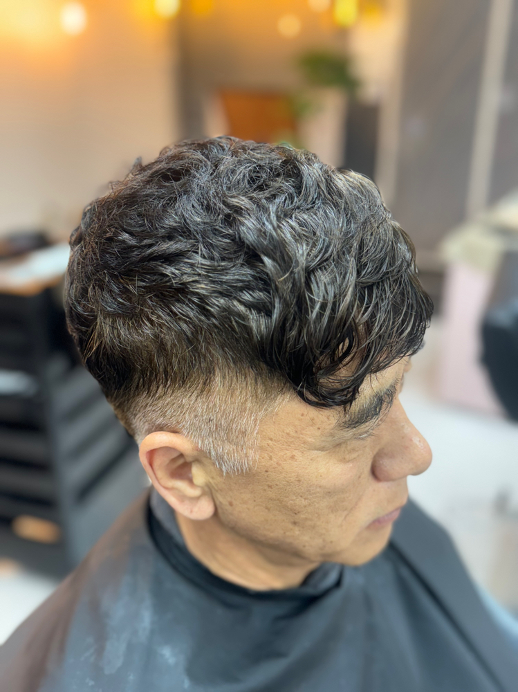 Men’s Permanent Curling Iron Perm