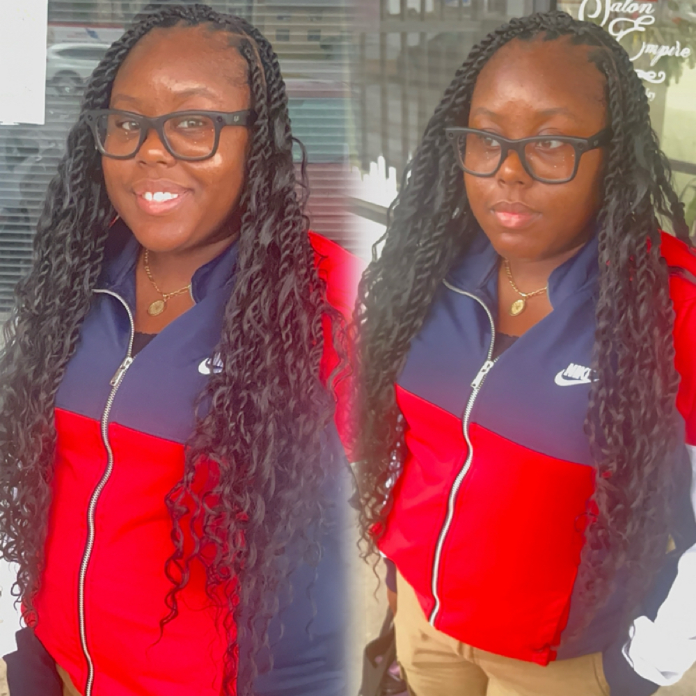 Island twists (Medium) at Beux by Kierra Shanté in Pensacola, FL