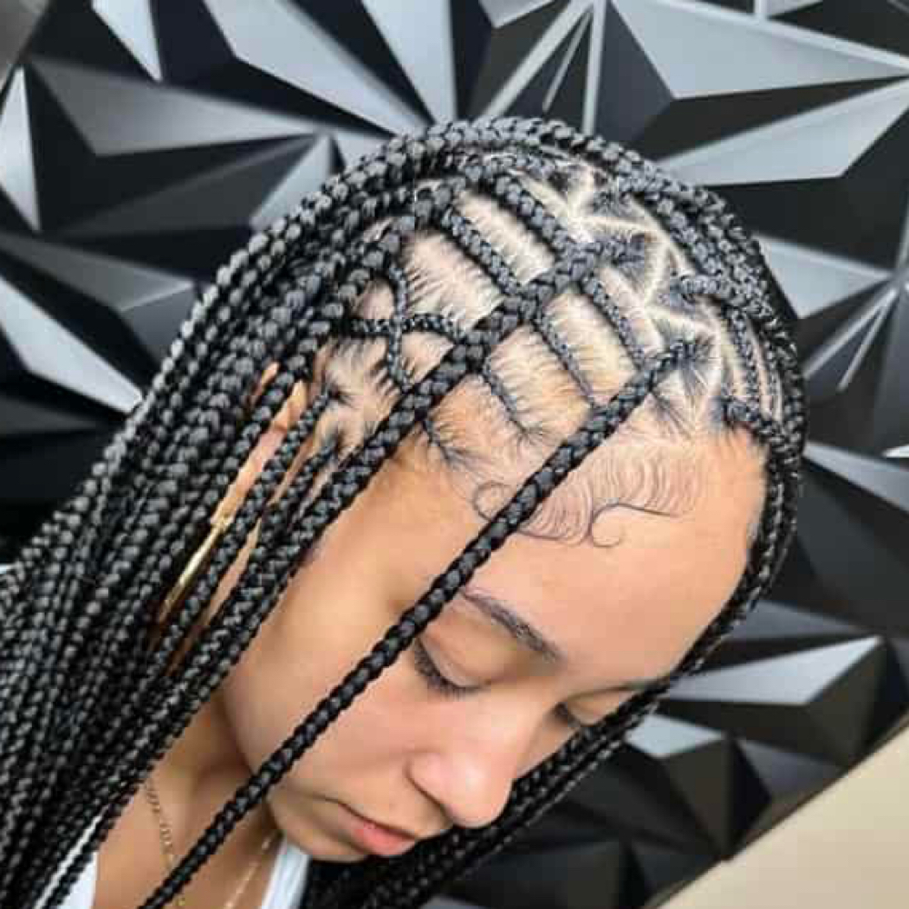 Kids Flip Over Fulani Braids at Jay’s Fades & Braids in Fort Scott, KS