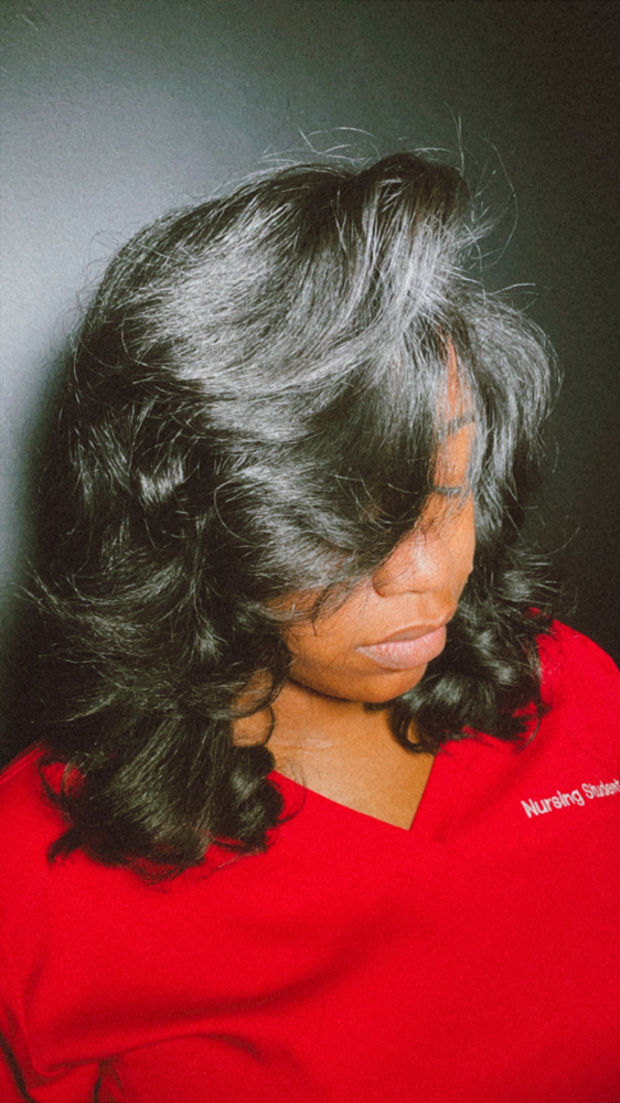 DELUXE SILK PRESS (bundle Package) at Onyx in Hampton Va, VA