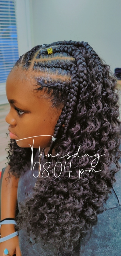 Half Crochet/ Sew In  With Feed Ins