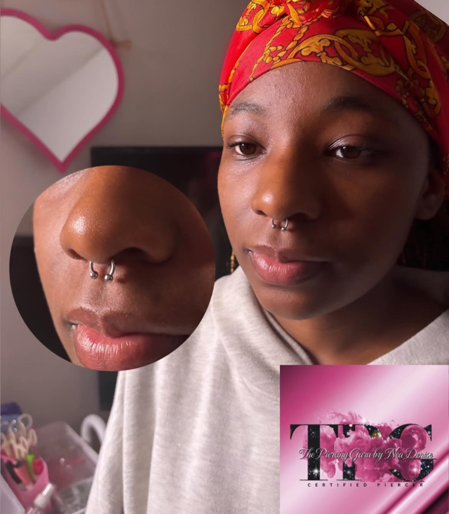 Septum at ThePiercingGuru By Nea Denise in Trafford, PA