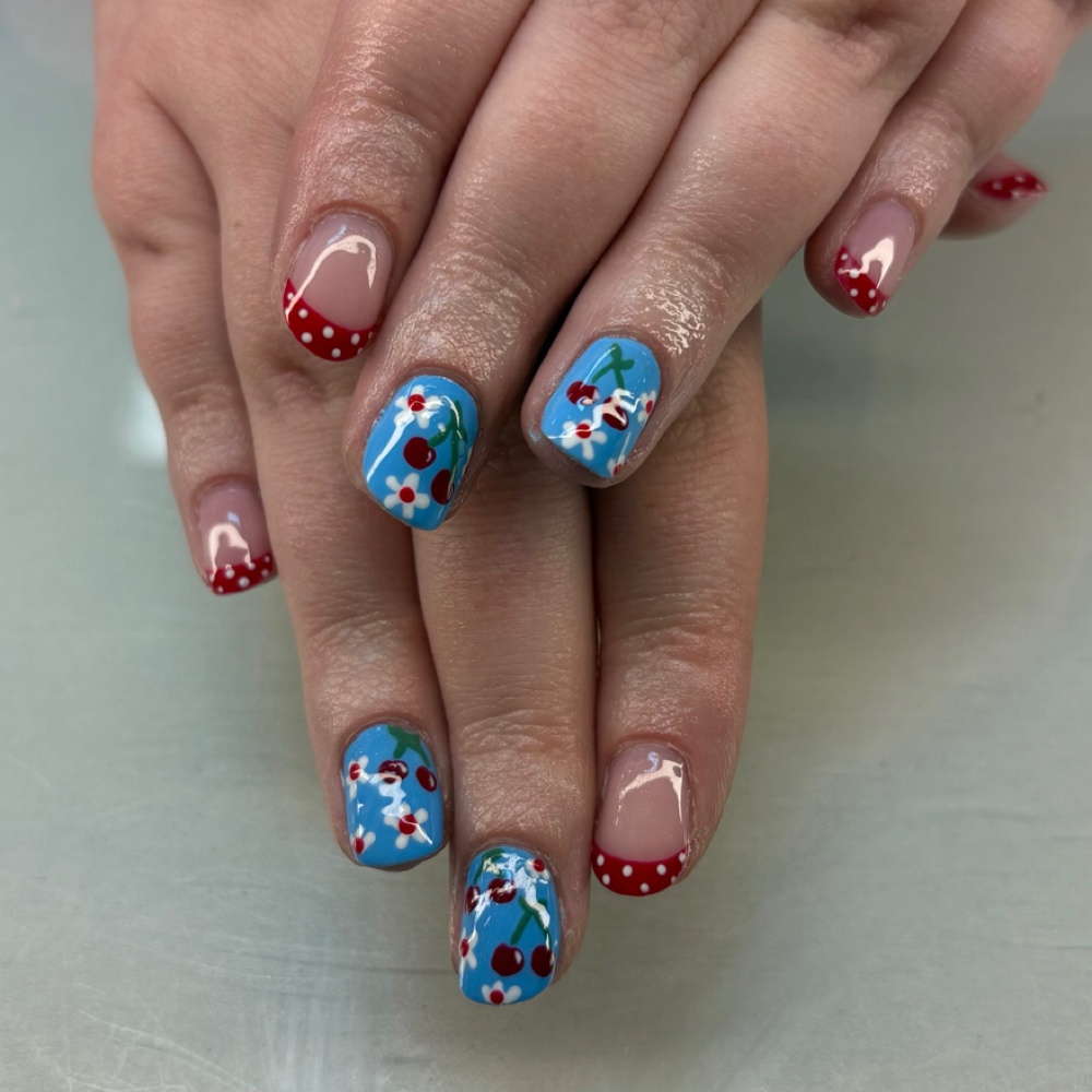 Gel mani at Booked & Buffed by Jen in pikeville, KY