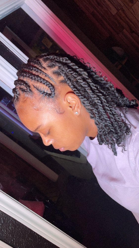 Short Fulani Island Twist