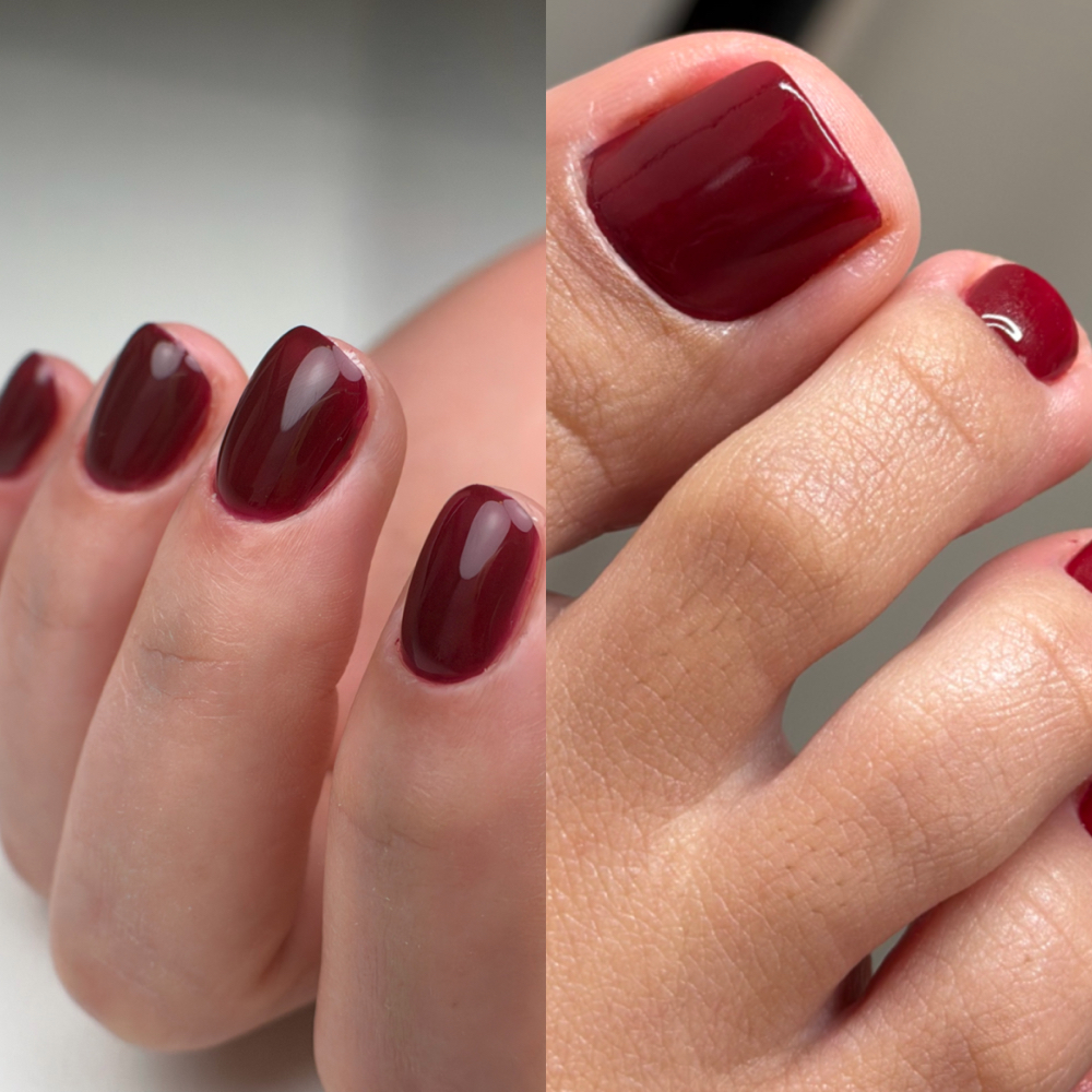 Rubber Base + Basic Pedicure at Pikosnailss in Brandon, FL