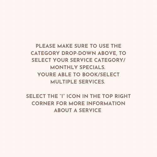 *Please Read Before Booking*