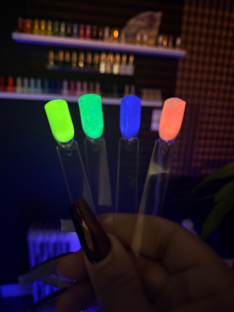 glow in dark full set at SEXXY NAILS (STUDIO) in Cleveland Heights, OH
