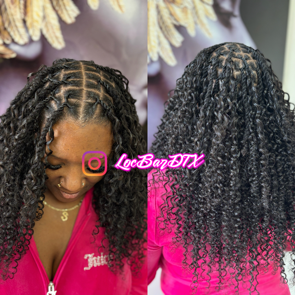 Boho Locs (hair not Included) at Loc Bar DTX in Duncanville, TX