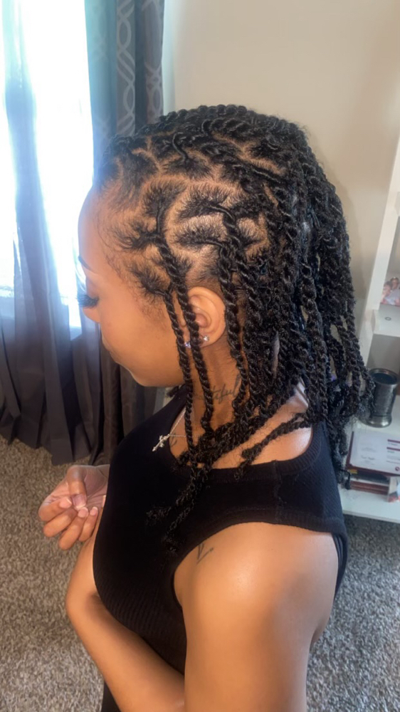 Locs With Weave Added