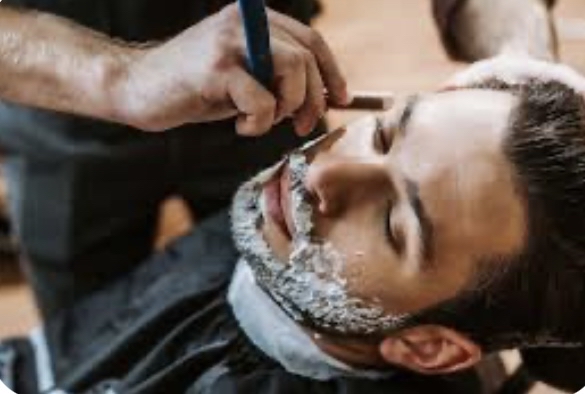 Mens Facial Shave