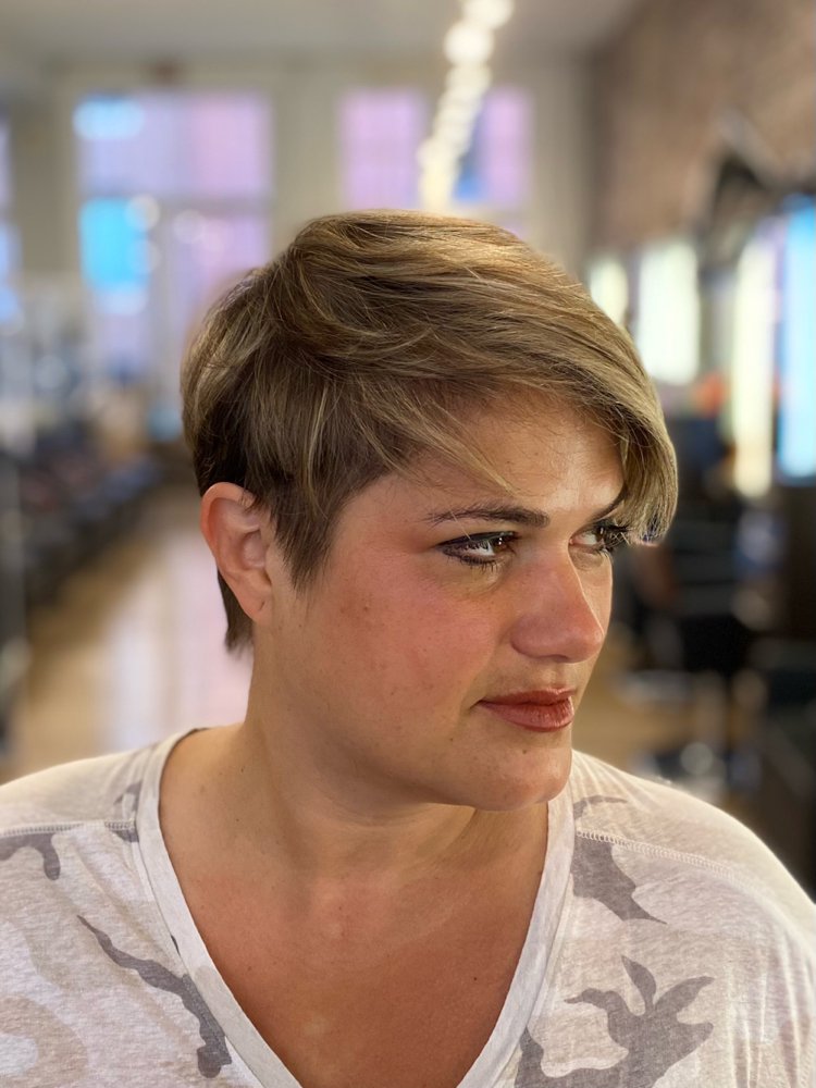 Mini Highlight + Gloss + Blowout at Patrice B Hair in Boston, MA