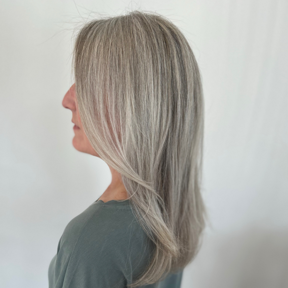 Grey Blending at Mandy Does My Hair in Clarksville, TN