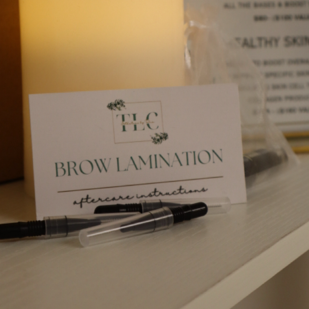 BROW LAMINATION at TLC Esthetics in Winthrop, MA