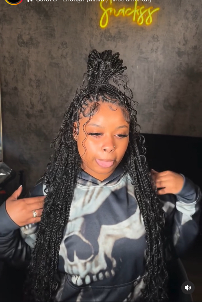 Tribal braids W/ Human Hair at Snatchedbysnackss in Charlotte, NC