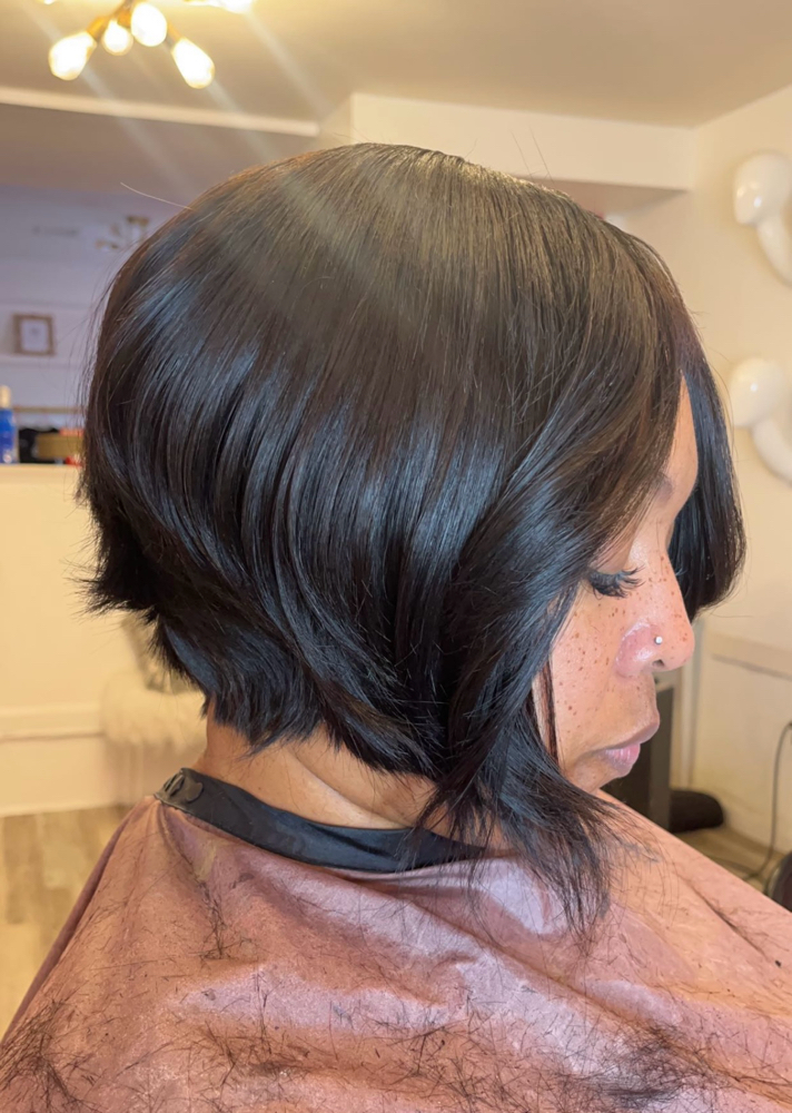 Choppy Bob (partial leave out)