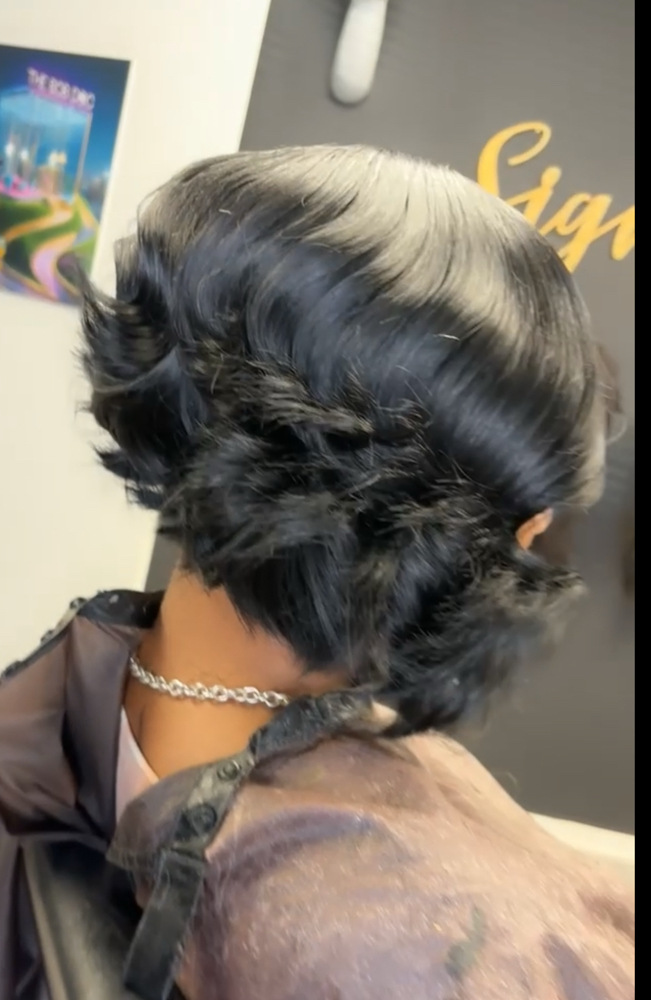 Choppy layered Bob at The Bob Doc in Wilmington, DE