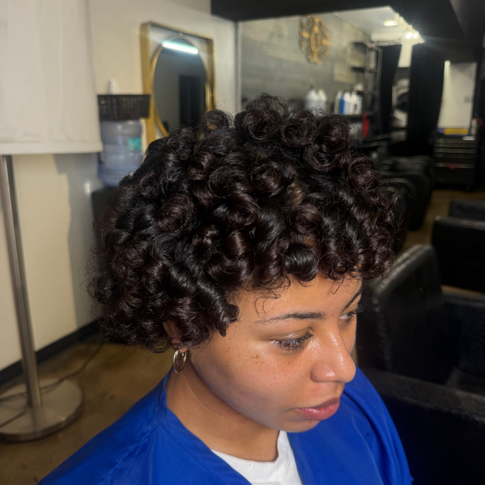 Perm Rod Set at Akeba Thompson in Dallas, TX