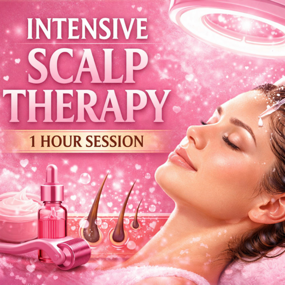 Intensive Scalp Therapy trearment at Hair Contrast Co. in Katy, TX
